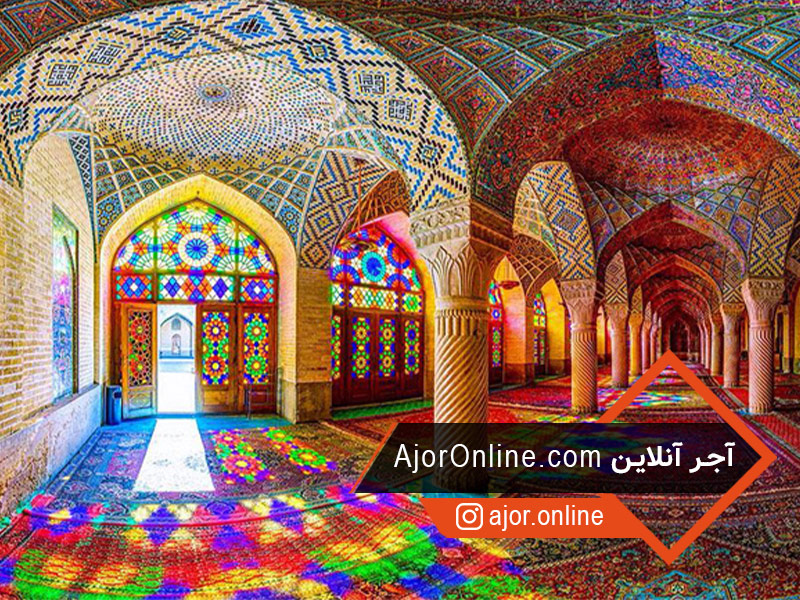 نور و رنگ در معماری اسلامی مسجد نصیرالملک