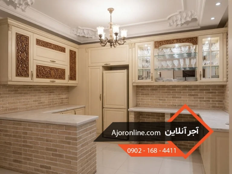 اجرای کابینت آجری