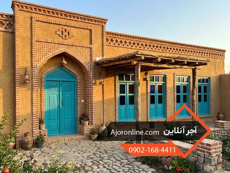 دیوار آجری و کاهگل در معماری بومی ایرانی