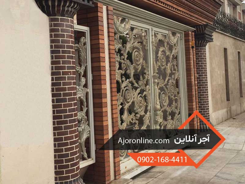 آجر نما دور ستون