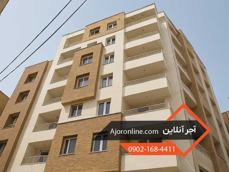 نمای ترکیب سنگ و آجر