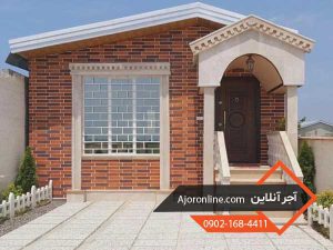 نمای سنگ و آجر ویلایی